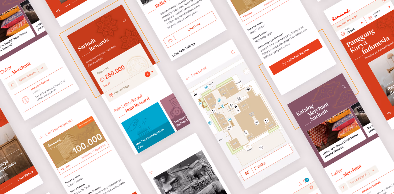 Sarinah Loyalty App mockup 1