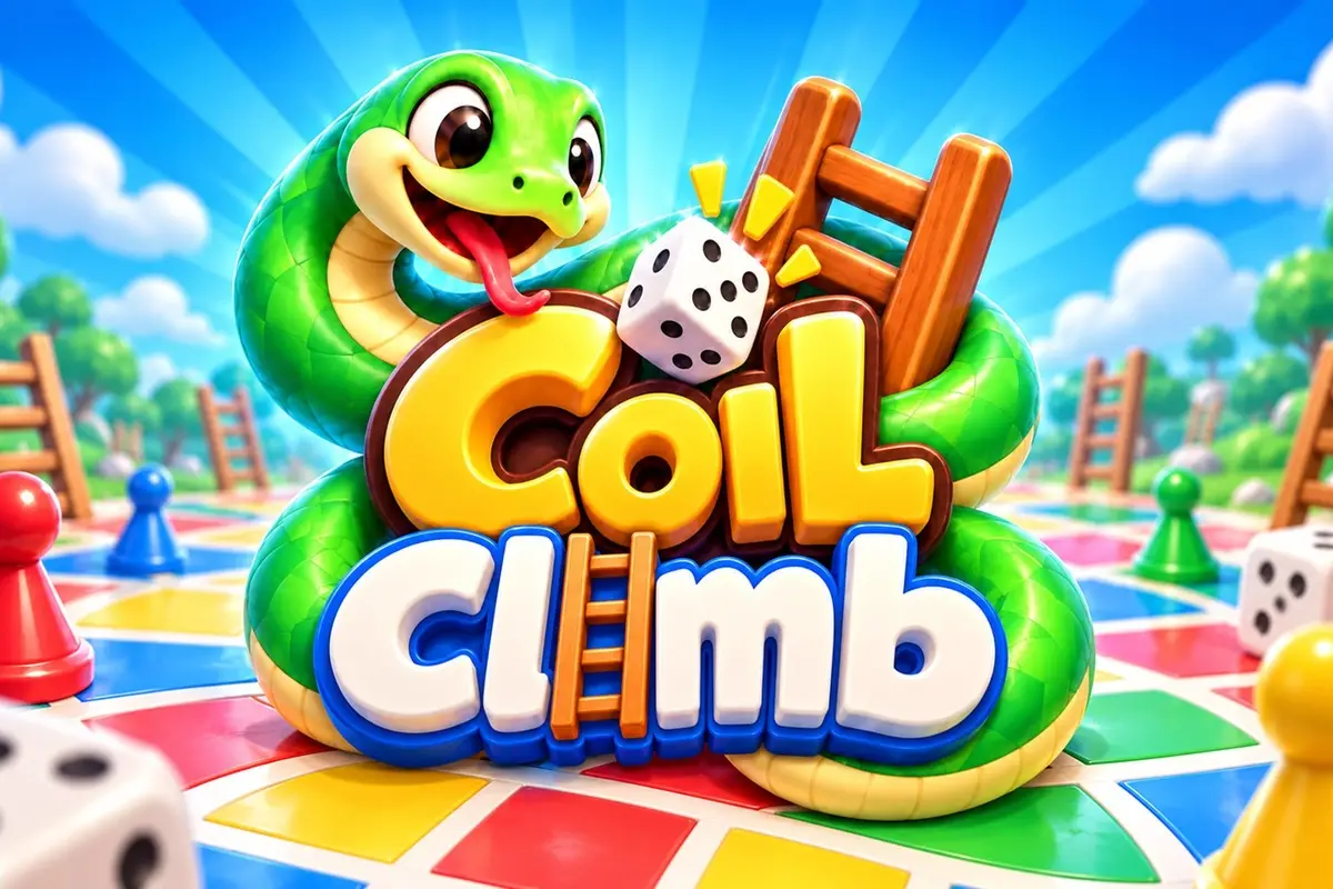 Coil Climb: Snakes and ladders in 3D, on one phone