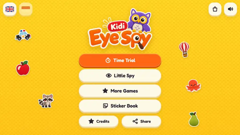 The sticker book: placing stickers on the city picture